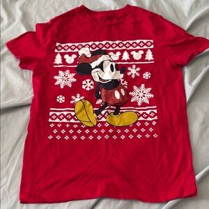 Disney Red Mickey Mouse Kids Shirt